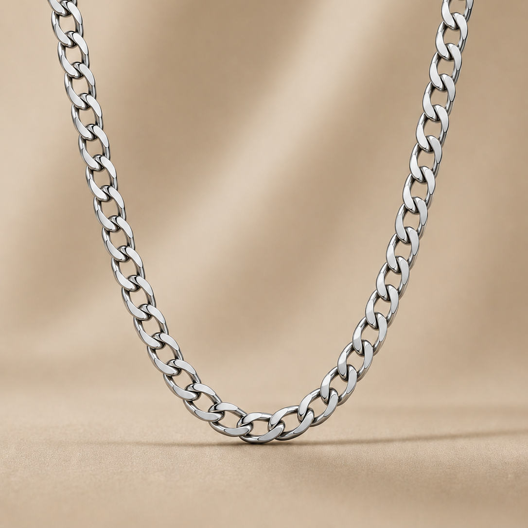 Cuban Link Chain -  Silver