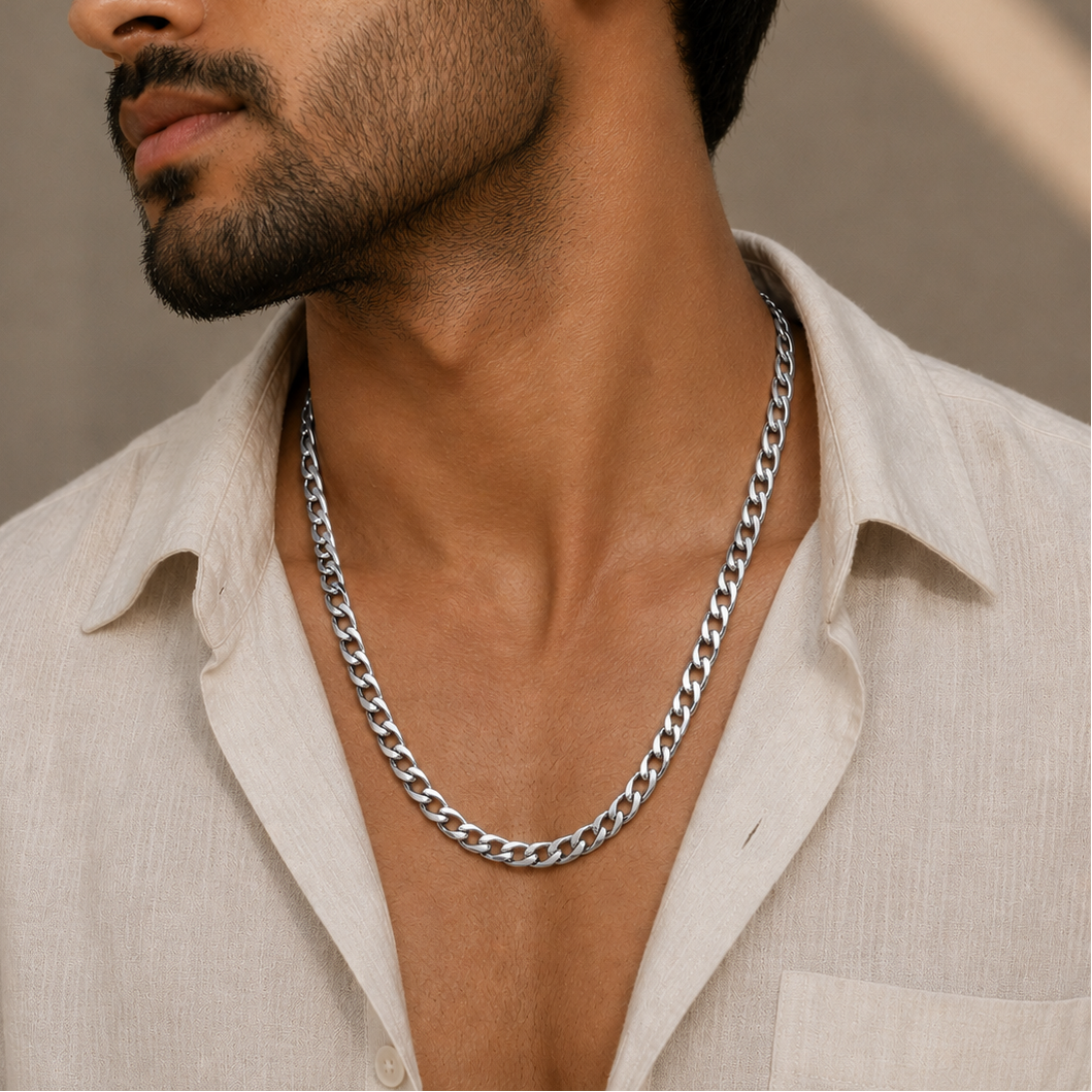 Cuban Link Chain -  Silver