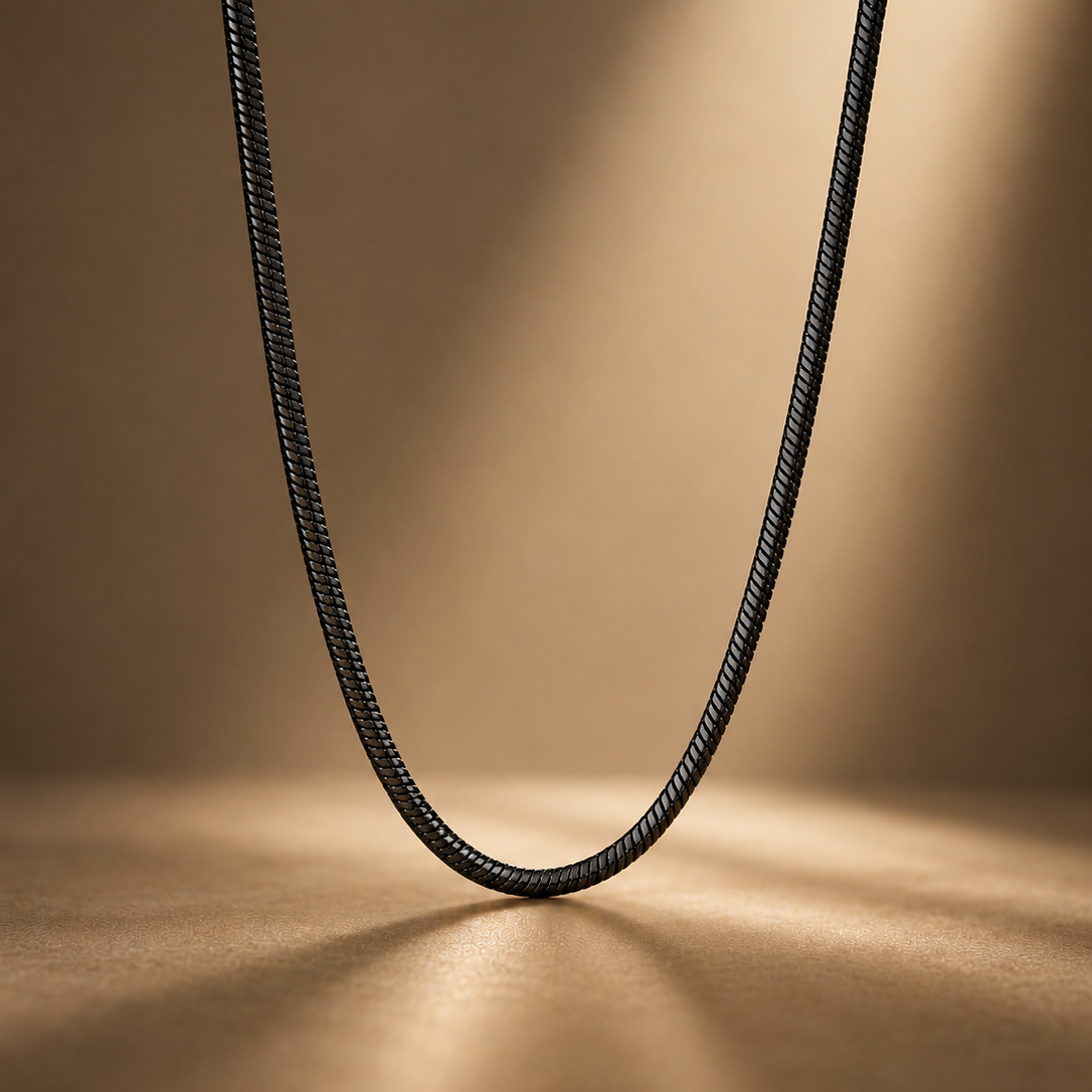 Snake 2mm Chain - Black