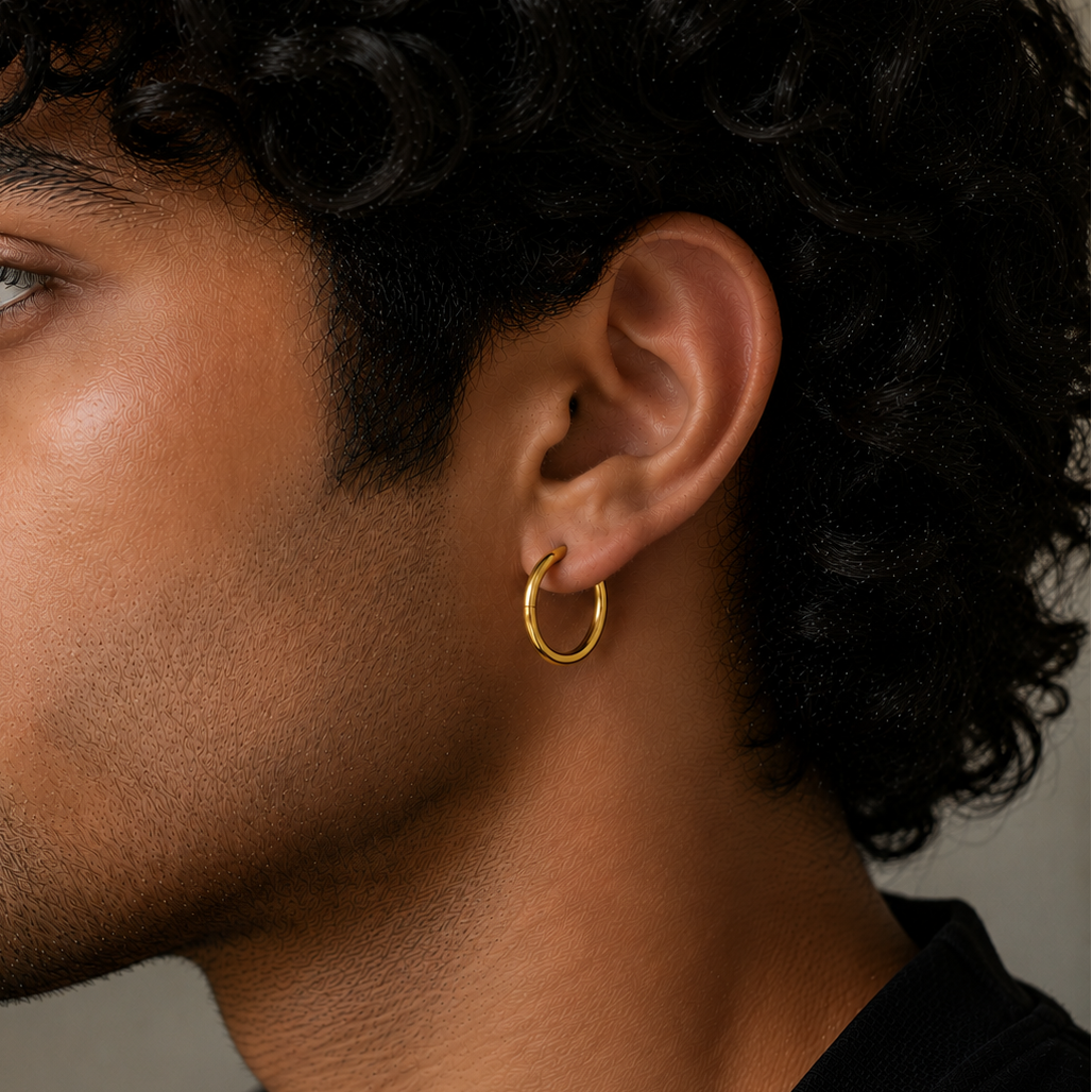 Petite Hoop Earring - 14 MM