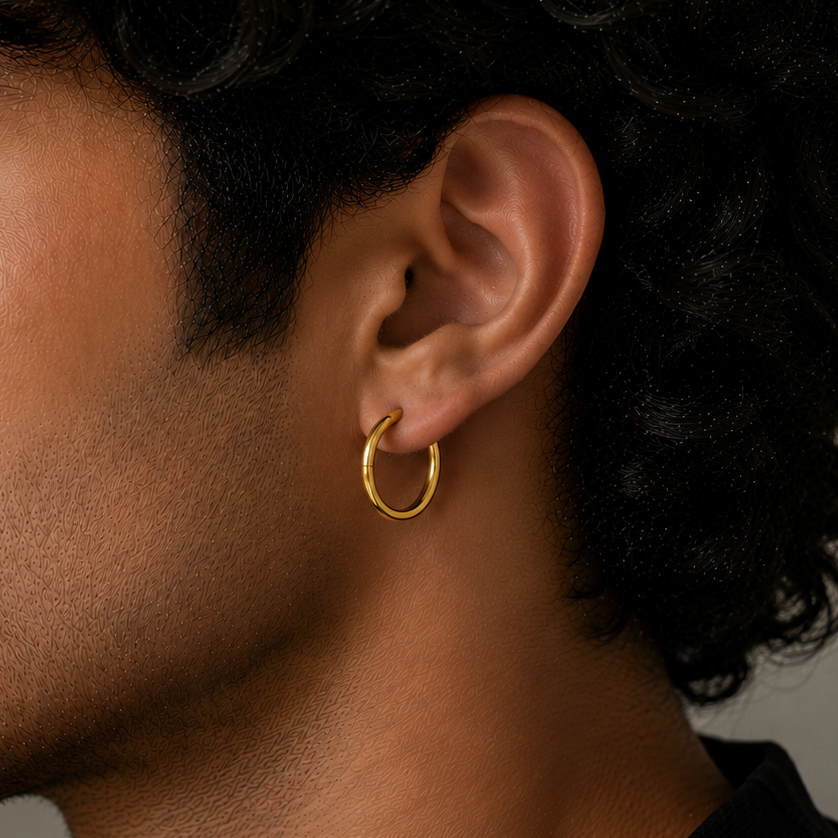 Petite Hoop Earring - 14 MM