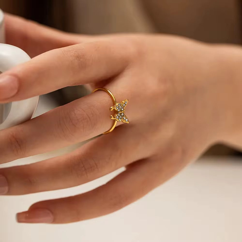 Butterfly Resizable Ring
