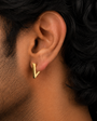 Triangle Hoop Earring