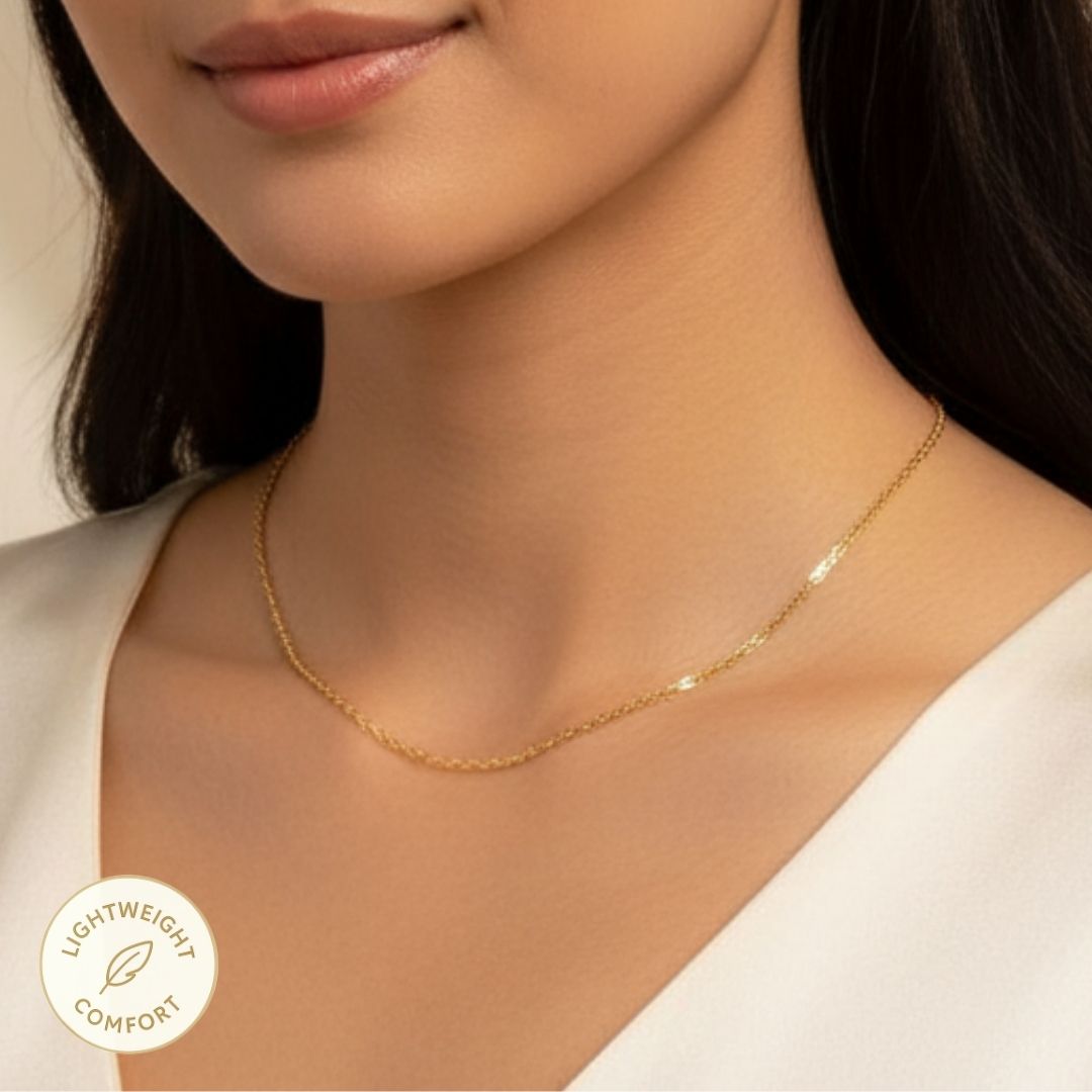 Thin Plain Dainty Necklace
