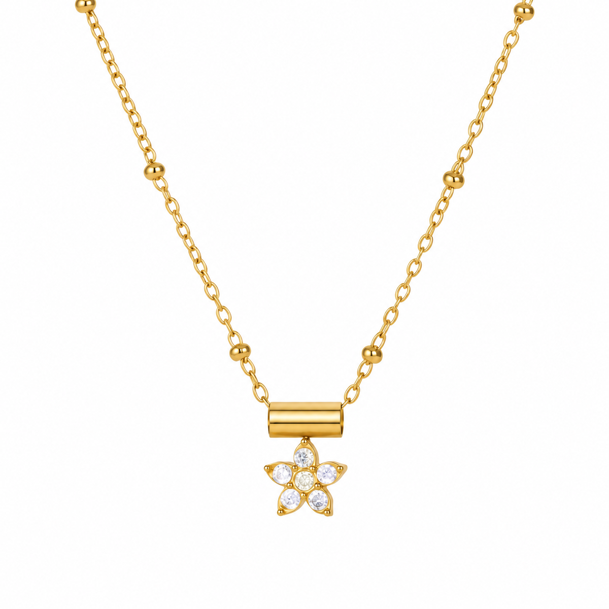 Linea Flower Necklace