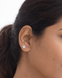 Solitaire Stud Earring