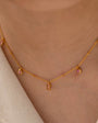 Shop 18K gold-plated stainless steel necklace