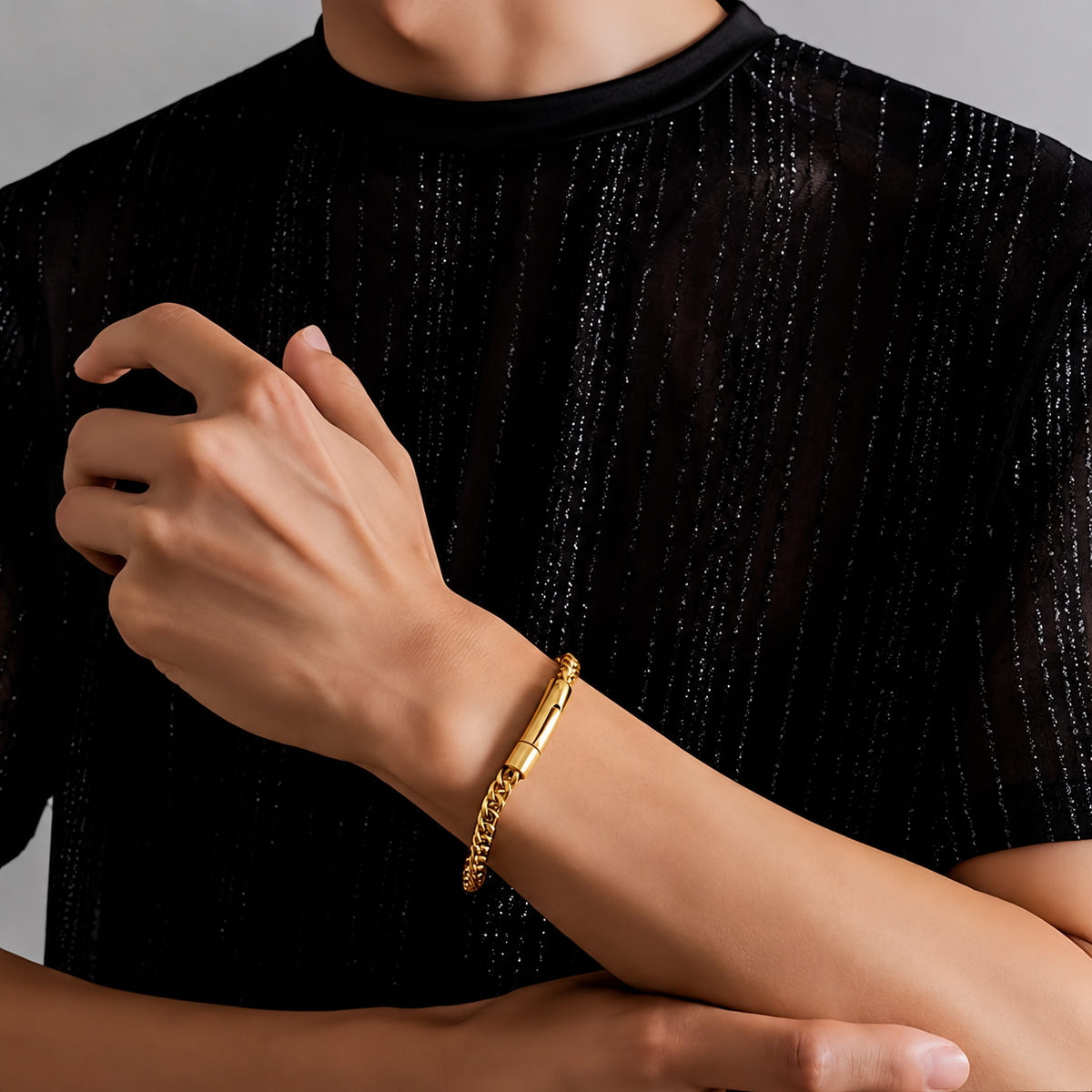 Curb Chain Bracelet - Gold