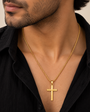 Solstice Cross Chain - Gold