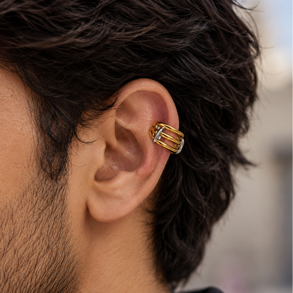 Layered Loop Ear Cuff Earring