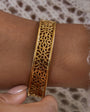 Buy 18k gold-plated Royal Textured Bangle Online