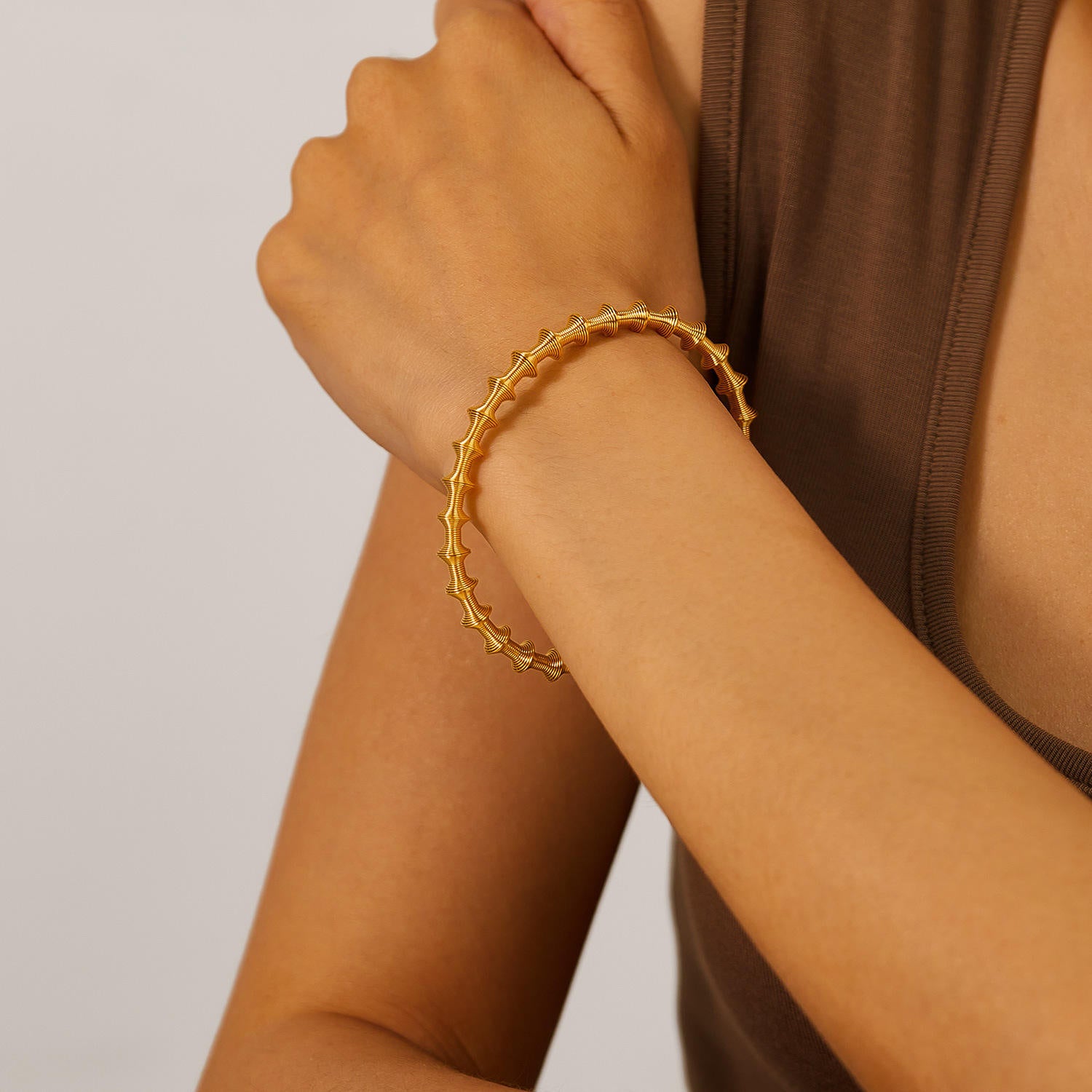Orb Twirl Celestia Bangle