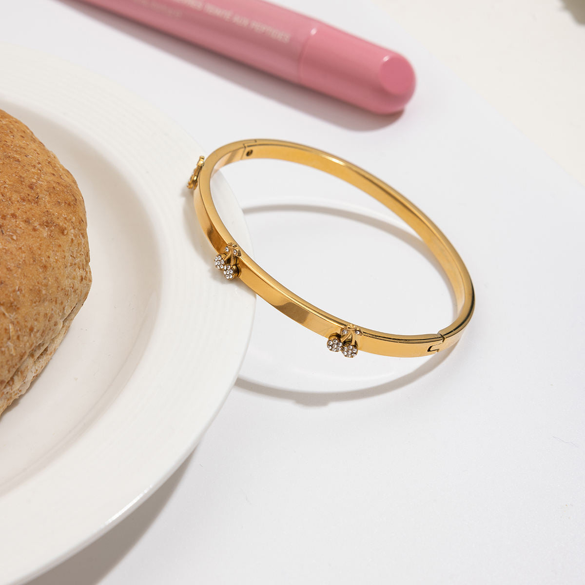 Cherry Diamond Bangle