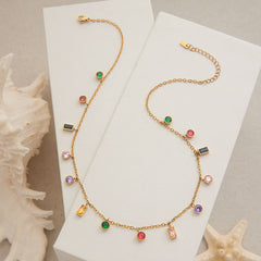 Zia Multi Color Necklace
