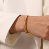 Wavy Open Kada Bracelet