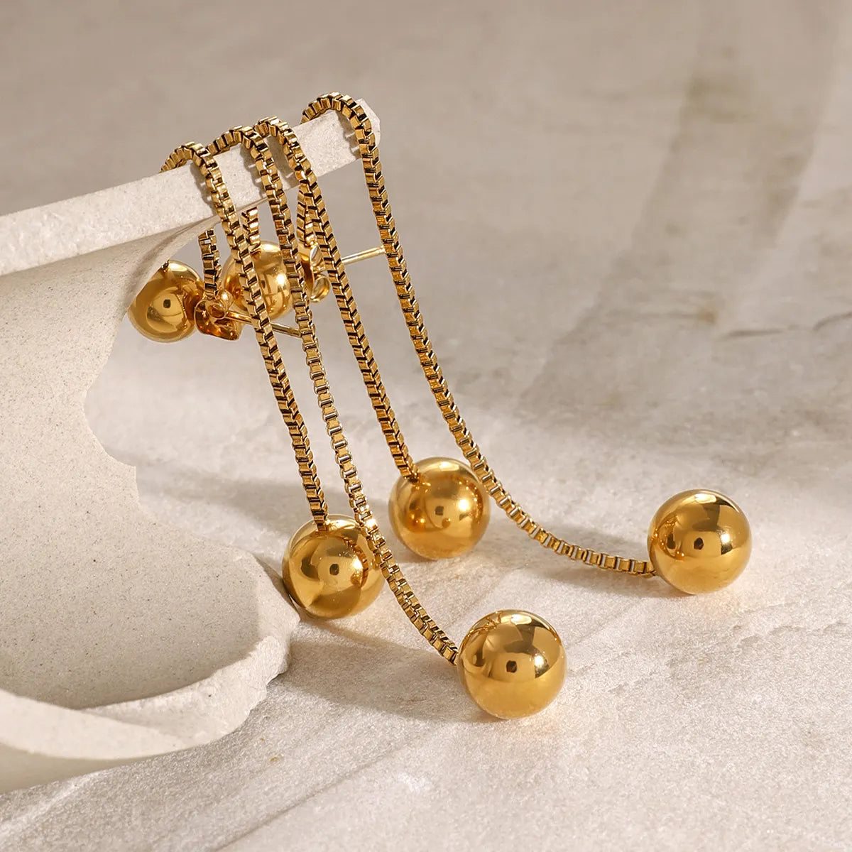 Orb Dual Dangling Earring
