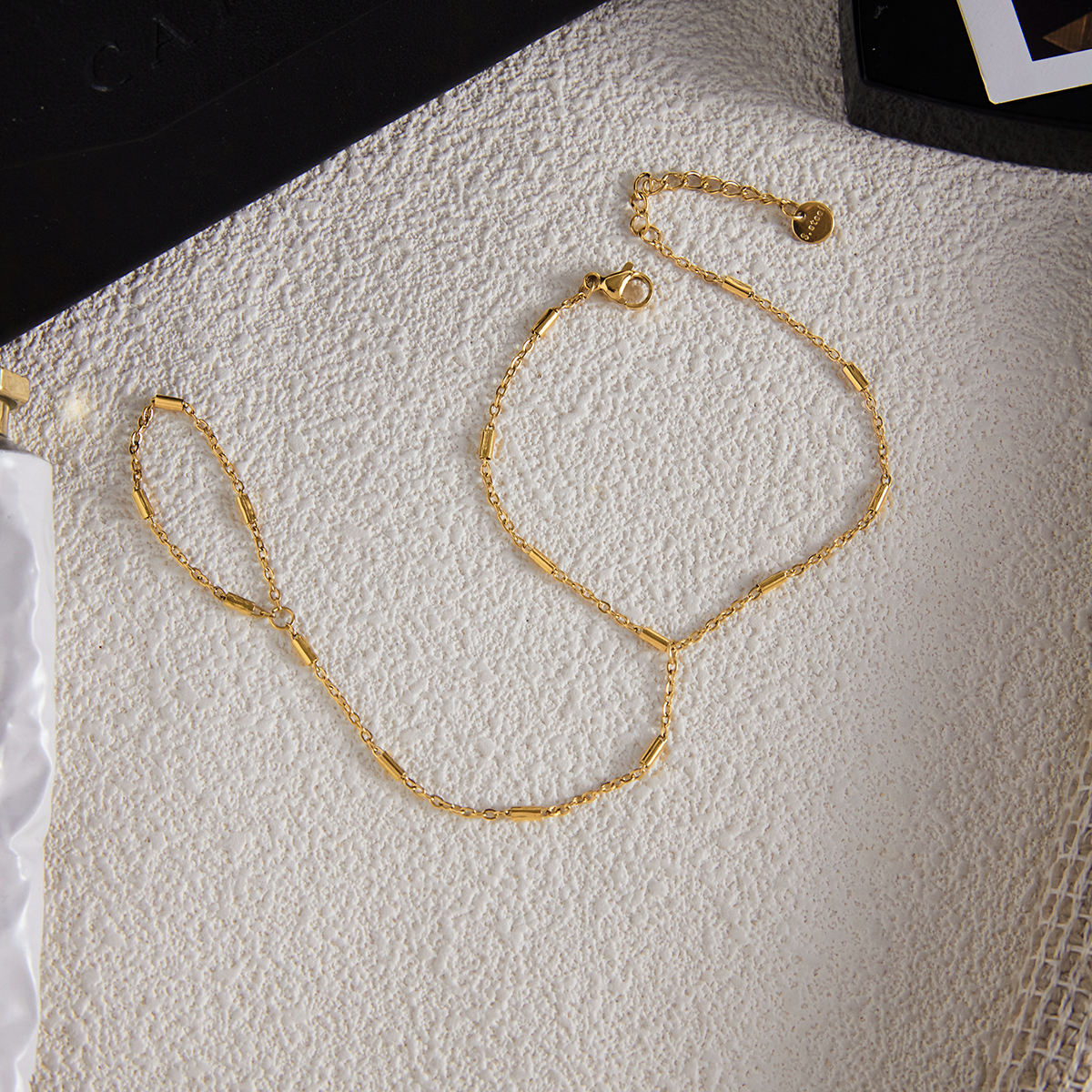 Ira Bamboo Hand Chain Bracelet