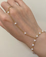 Ira Pearl Hand Chain Bracelet