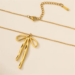 Elegant Bow Necklace