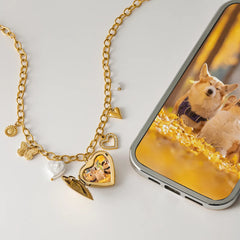 Love Photo Box Charms Necklace