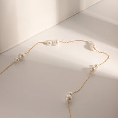 Twin Pearl Necklace