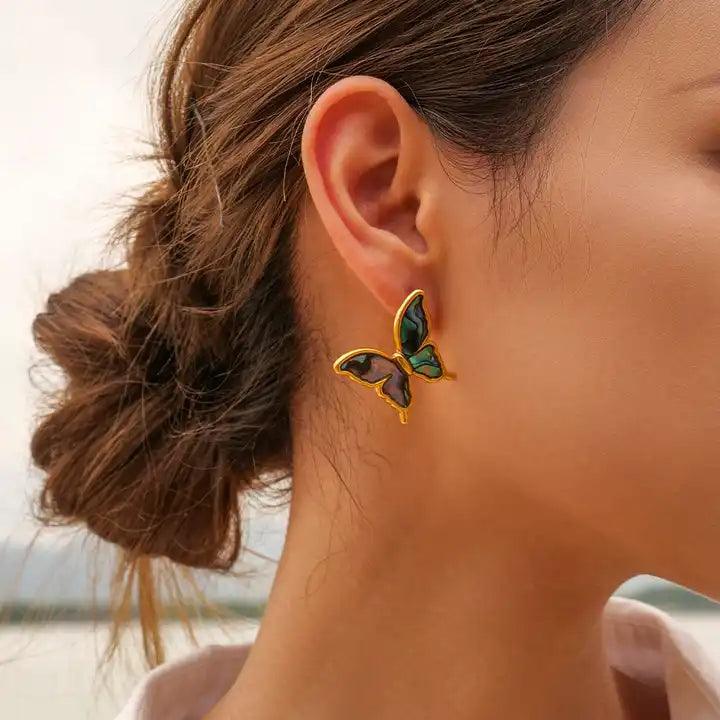 Vino Butterfly Earring