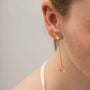 Orb Pink Dangling Earring