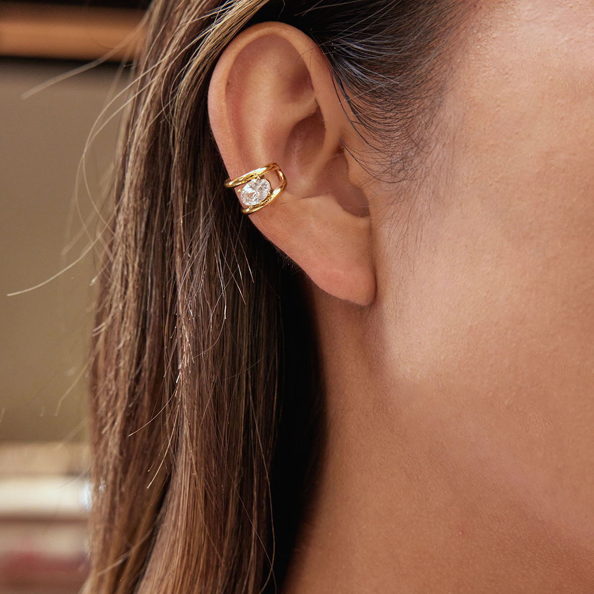 Orbit Spark Ear Cuff Earring