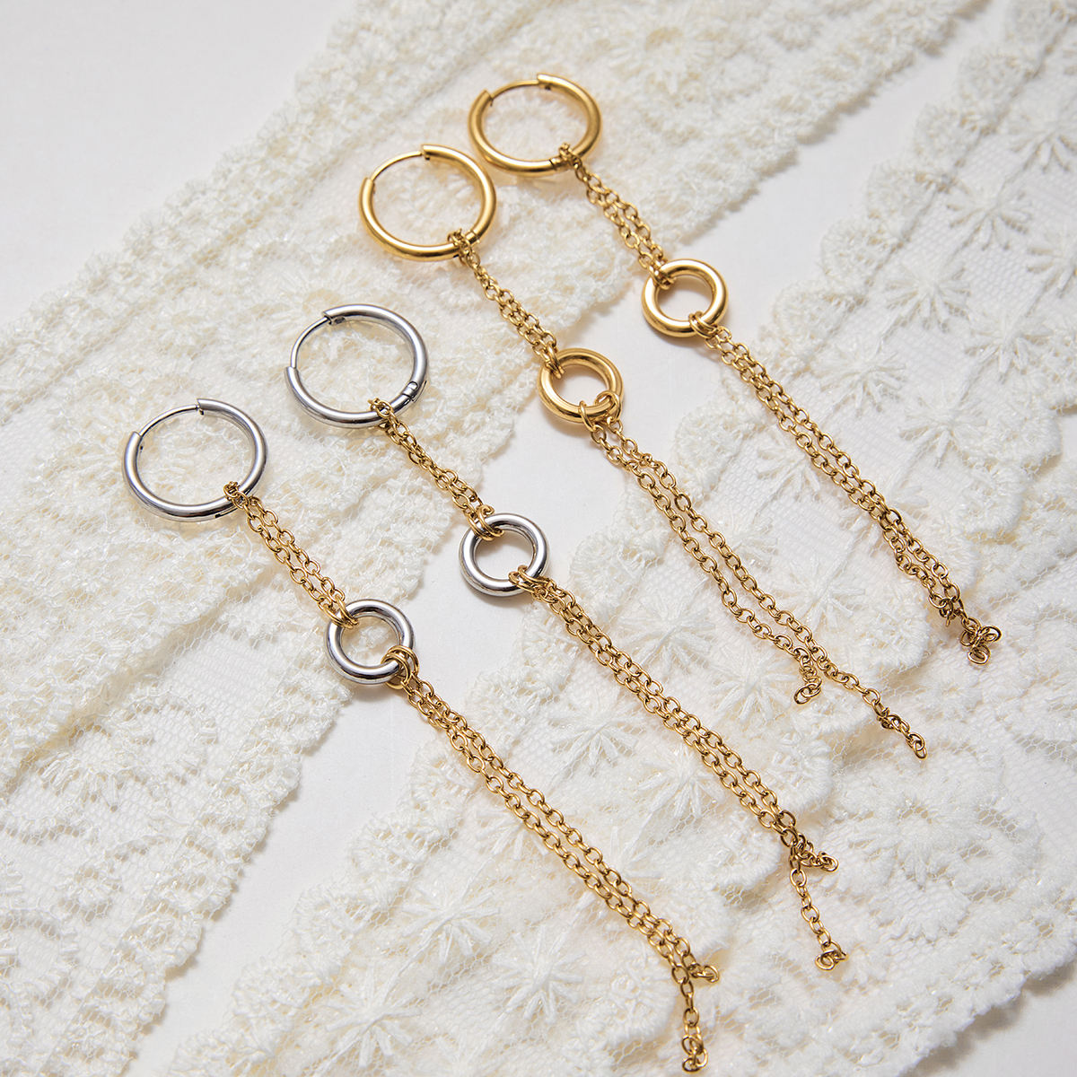 Aira Tassel Hoop Earring
