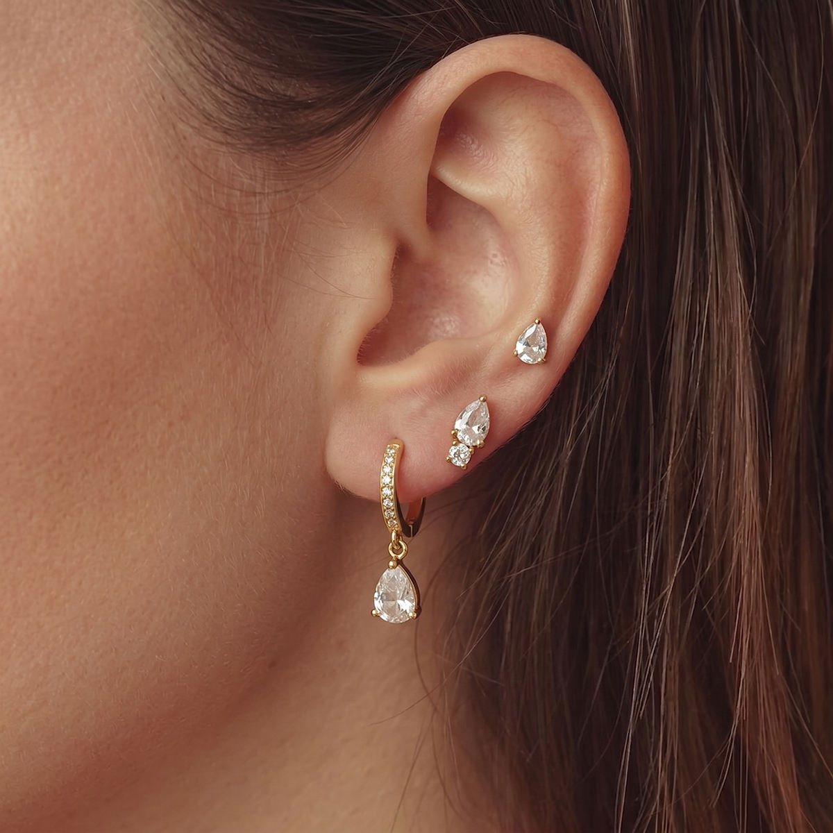3 Earring Set - Luxe Drop