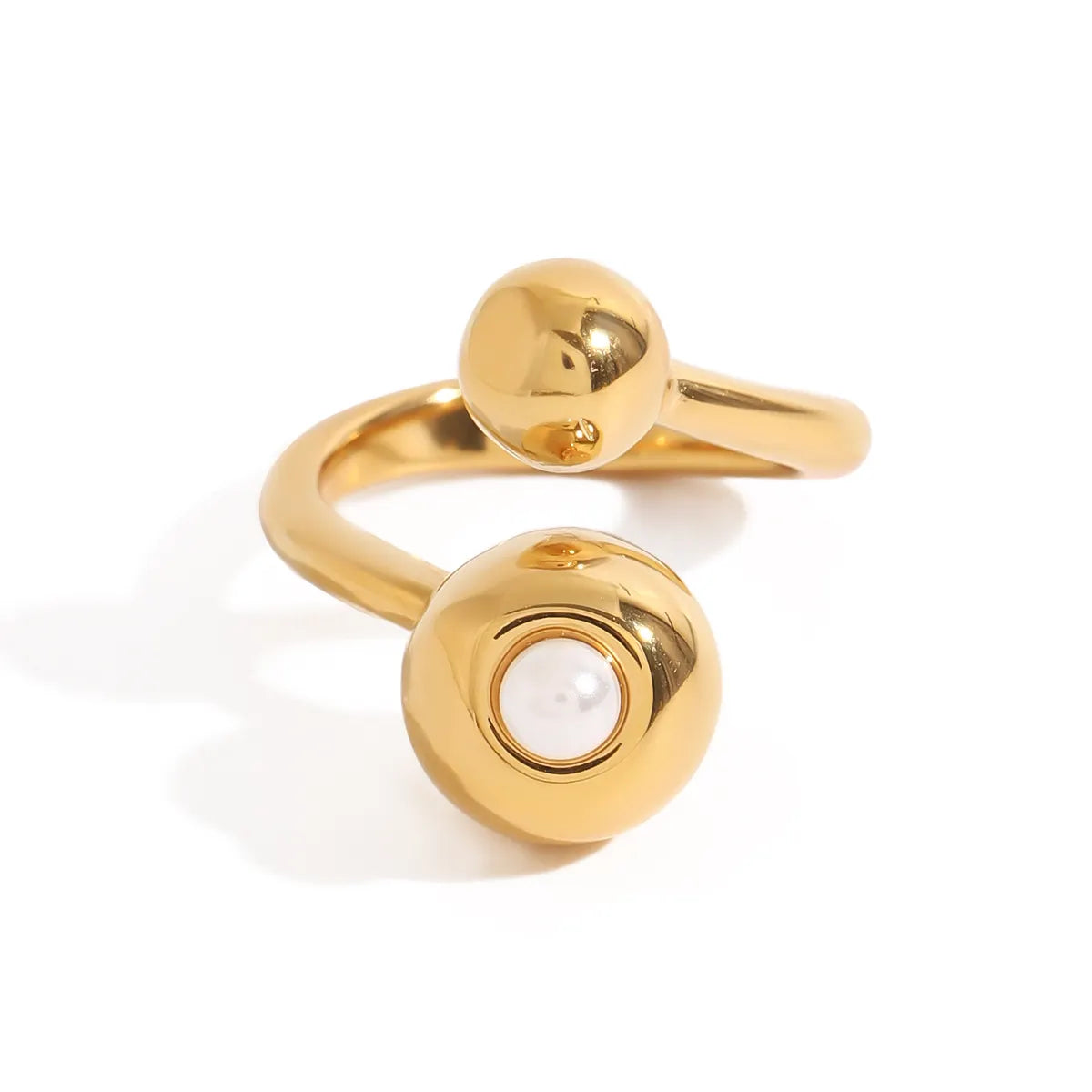 Orb Pearl Resizable Ring