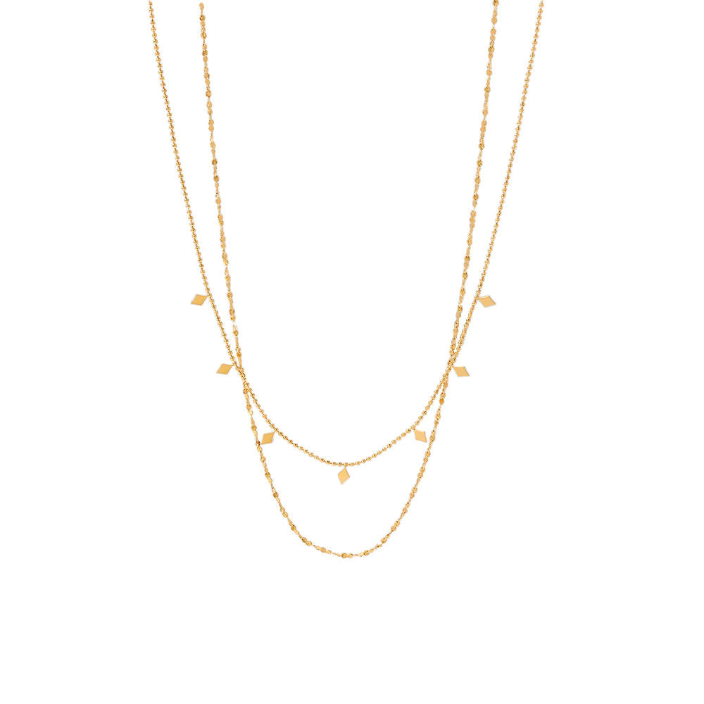 Zia Layered Charms Necklace