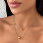 Orb Dual Tone Necklace
