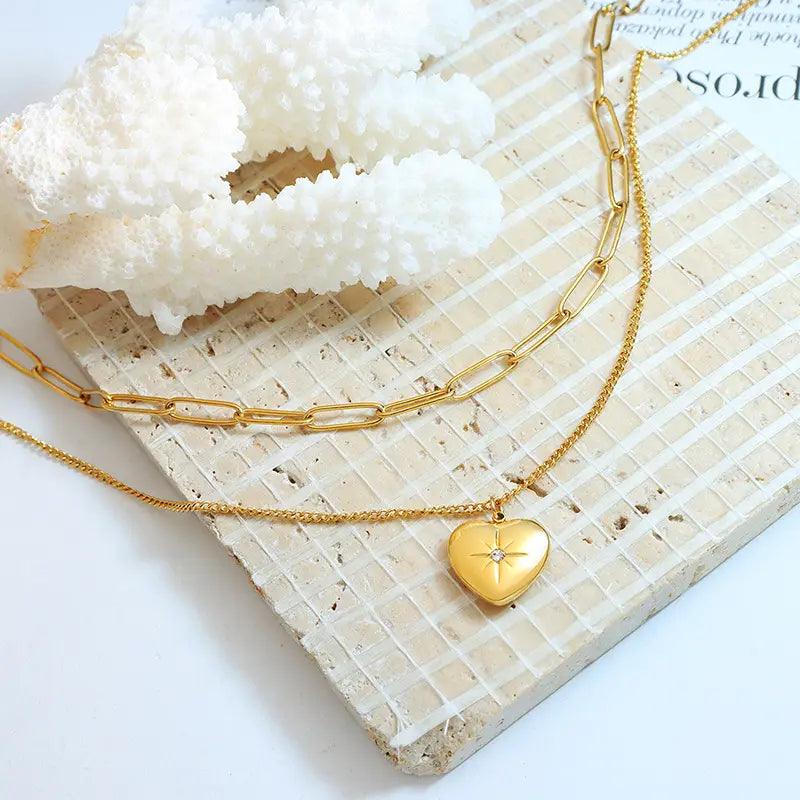 Hearty Layered Necklace