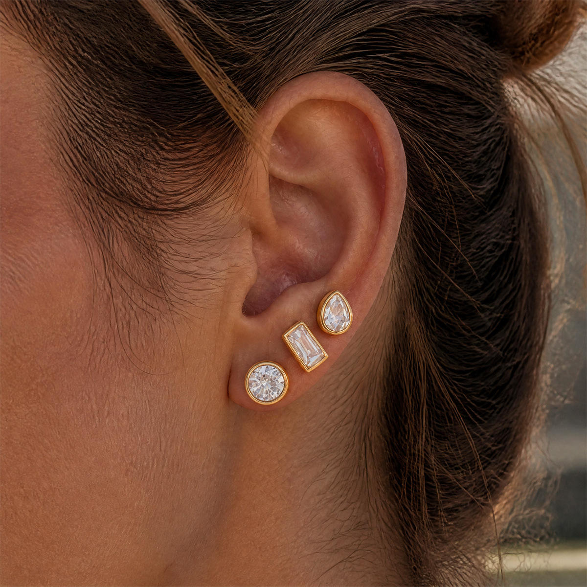 3 Earring Set - Geometric