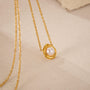 Buy stainless steel pearl pendant necklace