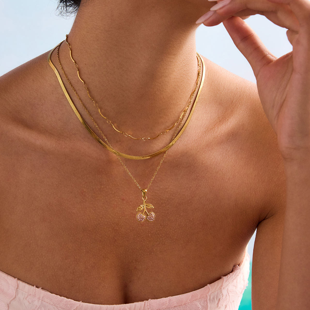 Aira Cherry Necklace