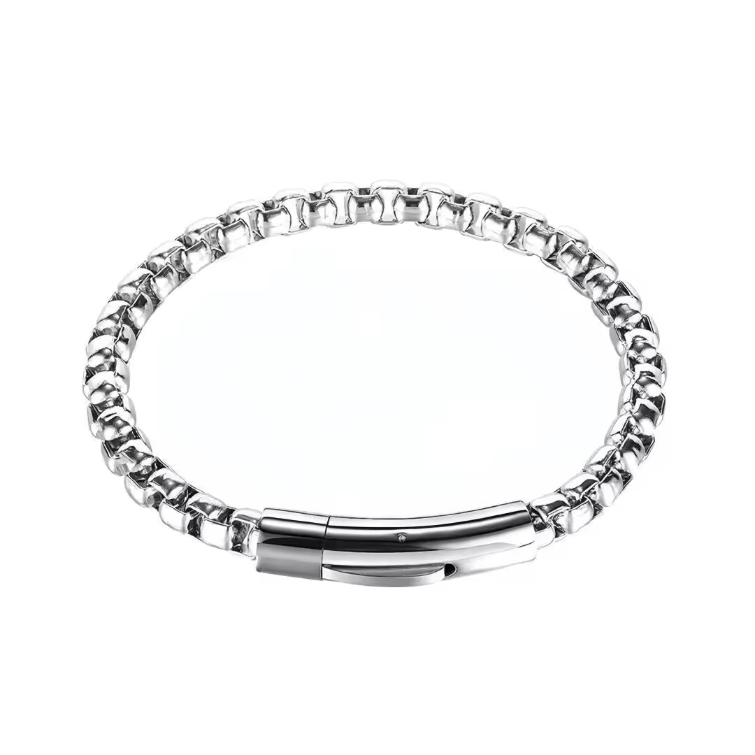 Curb Chain Bracelet - Silver
