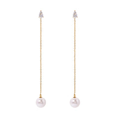 Zia Pearl Hanging Earring