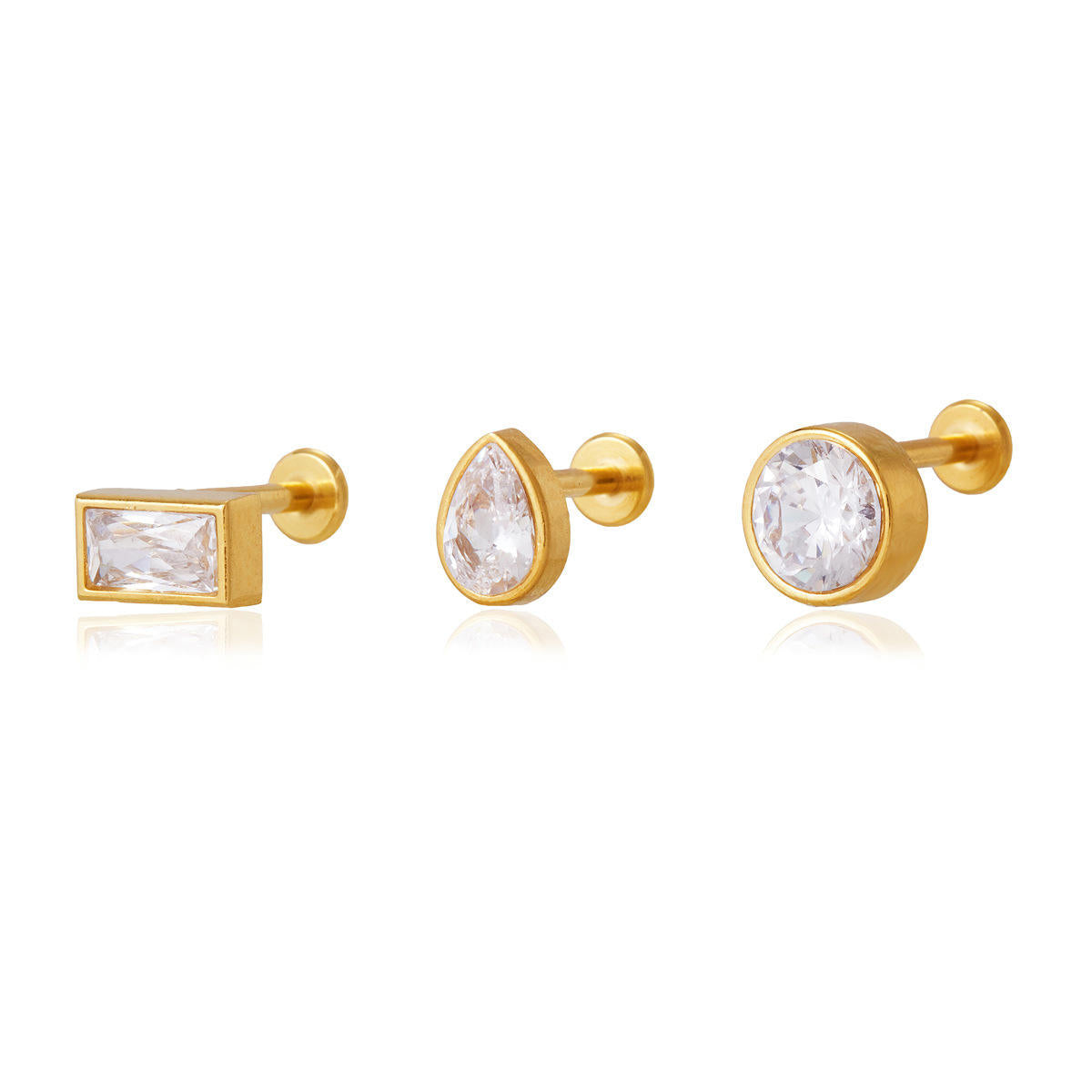 3 Earring Set - Geometric