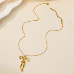 Elegant Bow Necklace