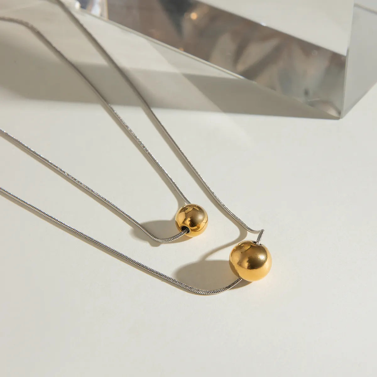 Orb Dual Tone Necklace