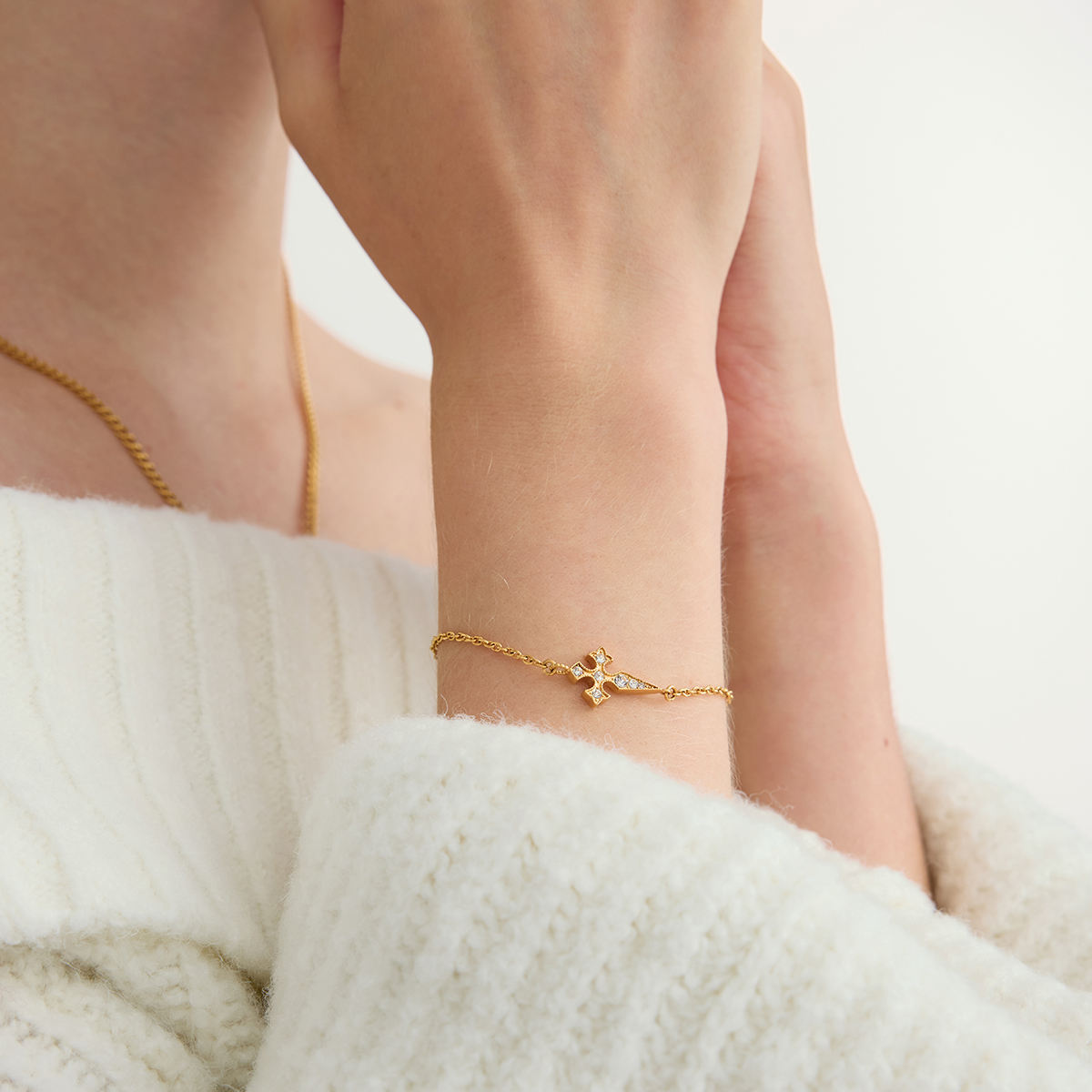 Aurora Cross Bracelet