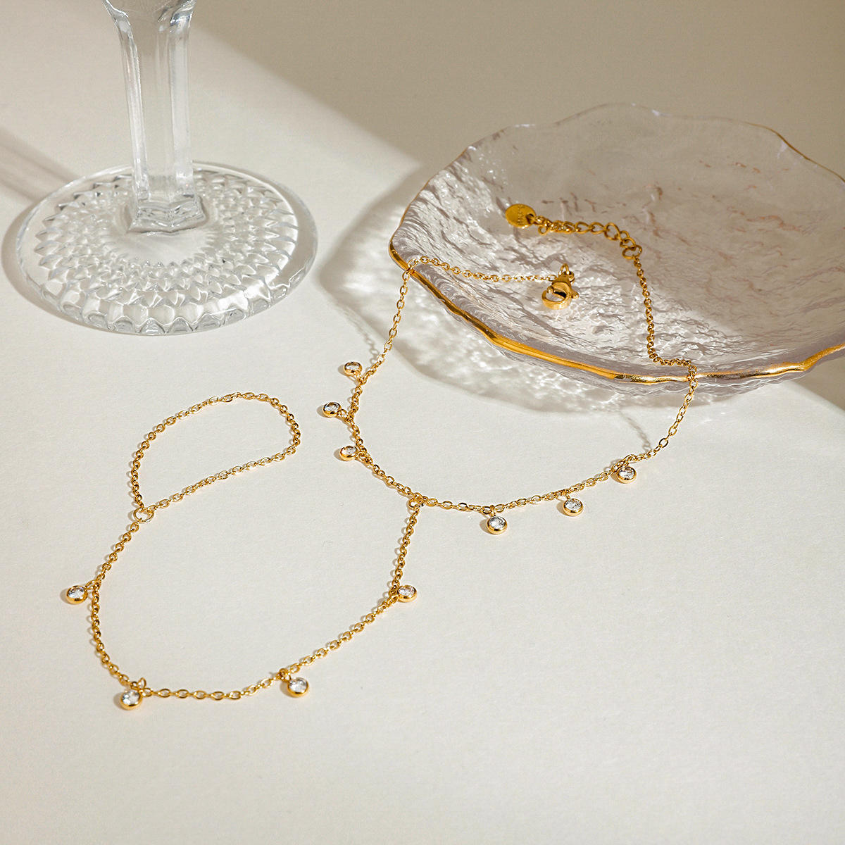 Ira Diamond Chain Anklet