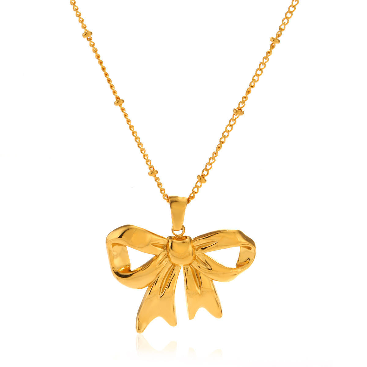Bold Bow Necklace
