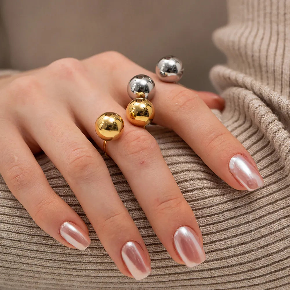 Orb Statement Resizable Ring