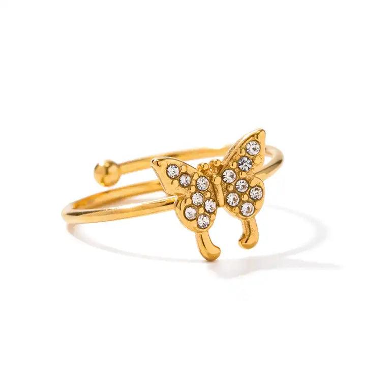 Butterfly Resizable Ring