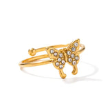 Butterfly Resizable Ring