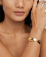 Buy gold-plated cuff bangle bracelet Online