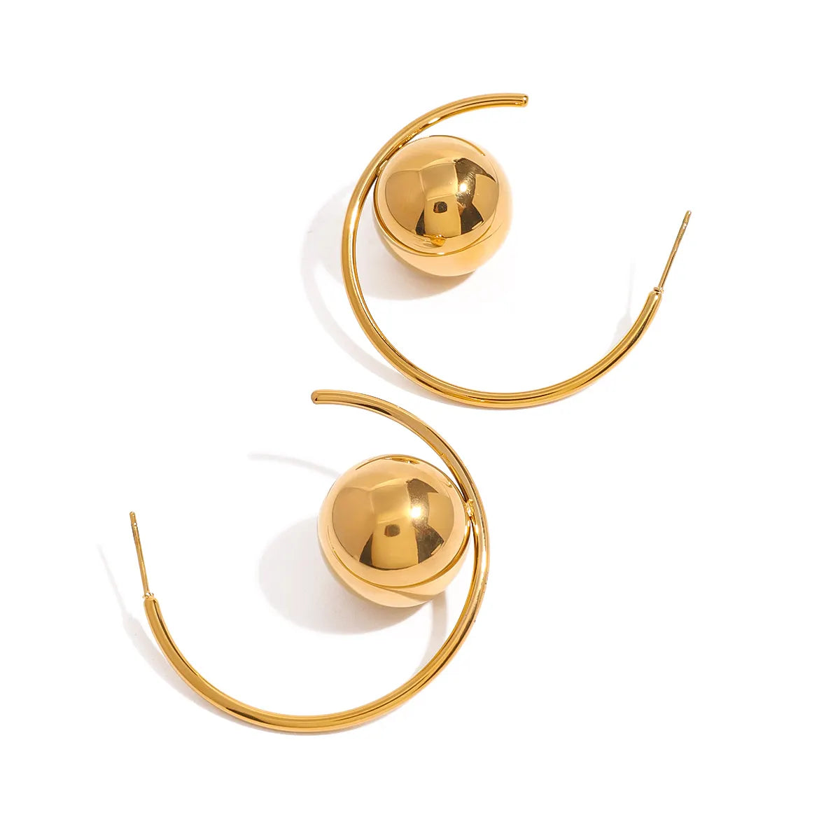 Orb Hoop Earring